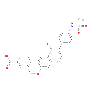 3-[[[3-[4-[(Methylsulfonyl)amino]phenyl]-4-oxo-4H-chromen-7-yl]oxy]methyl]benzoic Acid