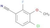 4-Chloro-2-fluoro-3-methoxybenzonitrile