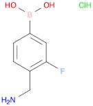 4-(Aminomethyl)-3-fluorophenylboronic acid, HCl