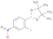 2-(2-Fluoro-4-nitrophenyl)-4,4,5,5-tetramethyl-1,3,2-dioxaborolane