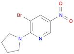 3-Bromo-5-nitro-2-(pyrrolidin-1-yl)pyridine