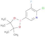 2-CHLORO-3-FLUOROPYRIDINE-5-BORONIC ACID PINACOL ESTER