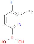 5-FLUORO-6-METHYLPYRIDIN-2-YL-2-BORONIC ACID