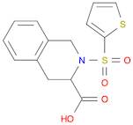 2-(Thiophen-2-ylsulfonyl)-1,2,3,4-tetrahydroisoquinoline-3-carboxylic acid