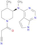 3-((3R,4S)-4-Methyl-3-(Methyl(7H-pyrrolo[2,3-d]pyriMidin-4-yl)aMino)piperidin-1-yl)-3-oxopropane...