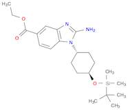 1H-BenziMidazole-5-carboxylic acid, 2-aMino-1-[trans-4-[[(1,1-diMethylethyl)diMethylsilyl]oxy]cycl…