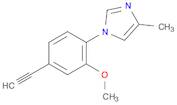 1H-IMidazole, 1-(4-ethynyl-2-Methoxyphenyl)-4-Methyl-