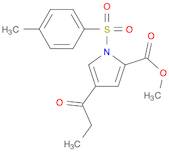 1H-Pyrrole-2-carboxylic acid, 1-[(4-Methylphenyl)sulfonyl]-4-(1-oxopropyl)-, Methyl ester