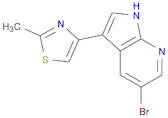 1H-Pyrrolo[2,3-b]pyridine, 5-broMo-3-(2-Methyl-4-thiazolyl)-