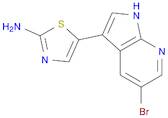 2-ThiazolaMine, 5-(5-broMo-1H-pyrrolo[2,3-b]pyridin-3-yl)-