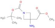 3-Azetidineacetic acid, 3-aMino-1-[(1,1-diMethylethoxy)carbonyl]-, Methyl ester