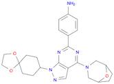 4-(4-(8-oxa-3-azabicyclo[3.2.1]octan-3-yl)-1-(1,4-dioxaspiro[4.5]decan-8-yl)-1H-pyrazolo[3,4-d]p...