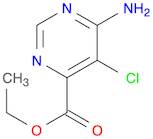 4-PyriMidinecarboxylic acid, 6-aMino-5-chloro-, ethyl ester