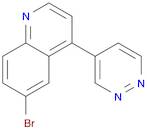 6-broMo-4-(pyridazin-4-yl)quinoline