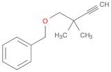 Benzene, [[(2,2-diMethyl-3-butyn-1-yl)oxy]Methyl]-