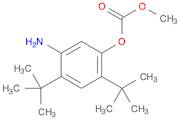 5-amino-2,4-di-tert-butylphenyl methyl carbonate