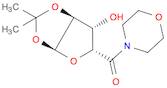 ((3AS,5R,6S,6aS)-6-hydroxy-2,2-dimethyltetrahydrofuro[2,3-d][1,3]dioxol-5-yl)(morpholino)methanone