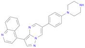 6-(4-(2-(piperidin-1-yl)ethoxy)phenyl)-3-(pyridin-4-yl)pyrazolo[1,5-a]pyrimidine