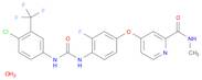 4-[4-[[[[4-Chloro-3-(trifluoromethyl)phenyl]amino]carbonyl]amino]-3-fluorophenoxy]-N-methyl-2-pyri…