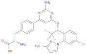 (2S)-2-aMino-3-[4-[2-aMino-6-[(1R)-1-[4-chloro-2-(3-Methylpyrazol-1-yl)phenyl]-2,2,2-trifluoroetho…