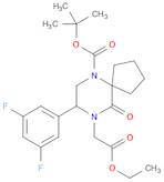 tert-butyl 8-(3,5-difluorophenyl)-9-(2-ethoxy-2-oxoethyl)-10-oxo-6,9-diazaspiro[4.5]decane-6-car...