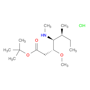 (3R,4S,5S)-tert-butyl 3-Methoxy-5-Methyl-4-(MethylaMino)heptanoate hydroc hloride