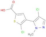 2-Thiophenecarboxylic acid, 5-chloro-4-(4-chloro-1-methyl-1H-pyrazol-5-yl)-