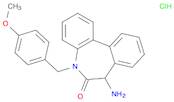 6H-Dibenz[b,d]azepin-6-one, 7-amino-5,7-dihydro-5-[(4-methoxyphenyl)methyl]-, hydrochloride (1