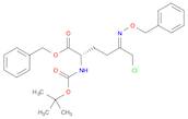 L-Norleucine, 6-chloro-N-[(1,1-dimethylethoxy)carbonyl]-5-[(phenylmethoxy)imino]-, phenylmethyl es…