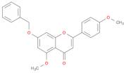 4H-1-Benzopyran-4-one, 5-methoxy-2-(4-methoxyphenyl)-7-(phenylmethoxy)-