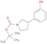 3-(3-hydroxyphenyl)-1-Pyrrolidinecarboxylic acid 1,1-diMethylethyl ester