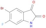 5-broMo-6-fluoroindoline-2,3-dione