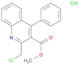 Methyl 2-(chloromethyl)-4-phenylquinoline-3-carboxylate hydrochloride