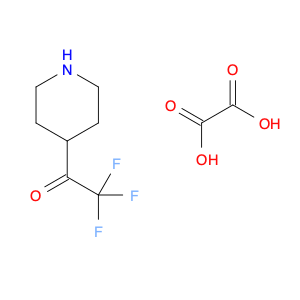 2,2,2-Trifluoro-1-(piperidin-4-yl)ethanone oxalate