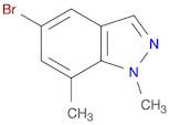 5-bromo-1,7-dimethyl-1H-indazole