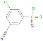 3-chloro-5-cyanobenzene-1-sulfonyl chloride