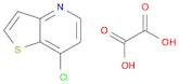 7-Chloro-thieno[3,2-b]pyridine oxalic acid