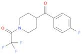 2,2,2-Trifluoro-1-(4-(4-fluorobenzoyl)piperidin-1-yl)ethanone