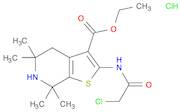 Ethyl 2-(2-chloroacetamido)-5,5,7,7-tetramethyl-4,5,6,7-tetrahydrothieno[2,3-c]pyridine-3-carbox...