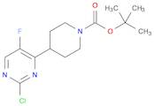 tert-Butyl-4-(2-chloro-5-fluoropyriMidin-4-yl)piperidin-1-carboxylate