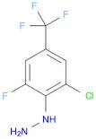 2-CHLORO-6-FLUORO-4-(TRIFLUOROMETHYL)-PHENYLHYDRAZINE