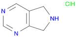 6,7-Dihydro-5H-pyrrolo[3,4-d]pyrimidine hydrochloride