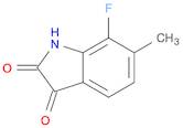 7-fluoro-6-methylindoline-2,3-dione