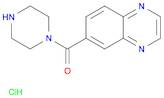 Piperazin-1-yl-quinoxalin-6-yl-methanone hydrochloride