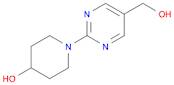 1-(5-(Hydroxymethyl)pyrimidin-2-yl)piperidin-4-ol