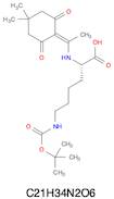 N6-(tert-Butoxycarbonyl)-N2-(1-(4,4-dimethyl-2,6-dioxocyclohexylidene)ethyl)-L-lysine