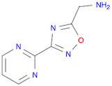 1-[3-(2-pyrimidinyl)-1,2,4-oxadiazol-5-yl]methanamine