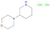 4-(3-Piperidinyl)morpholine dihydrochloride