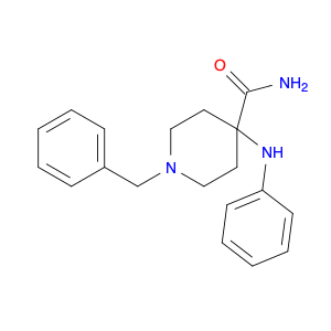 4-anilino-1-benzylpiperidine-4-carboxamide