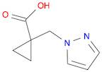 1-(1H-pyrazol-1-ylmethyl)cyclopropanecarboxylic acid